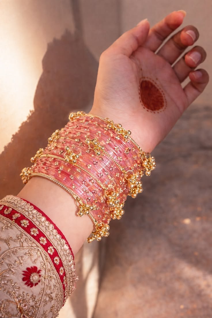 Kashmiri Chooriyan Set-Elegant Traditional Bangles for Women