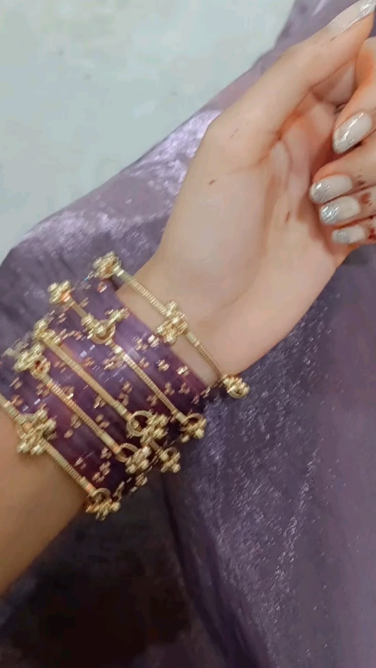 Raindrop Kashmiri Bangles Set – Elegant Drop Design Chooriyan for Women | Premium Imitation Jewelry
