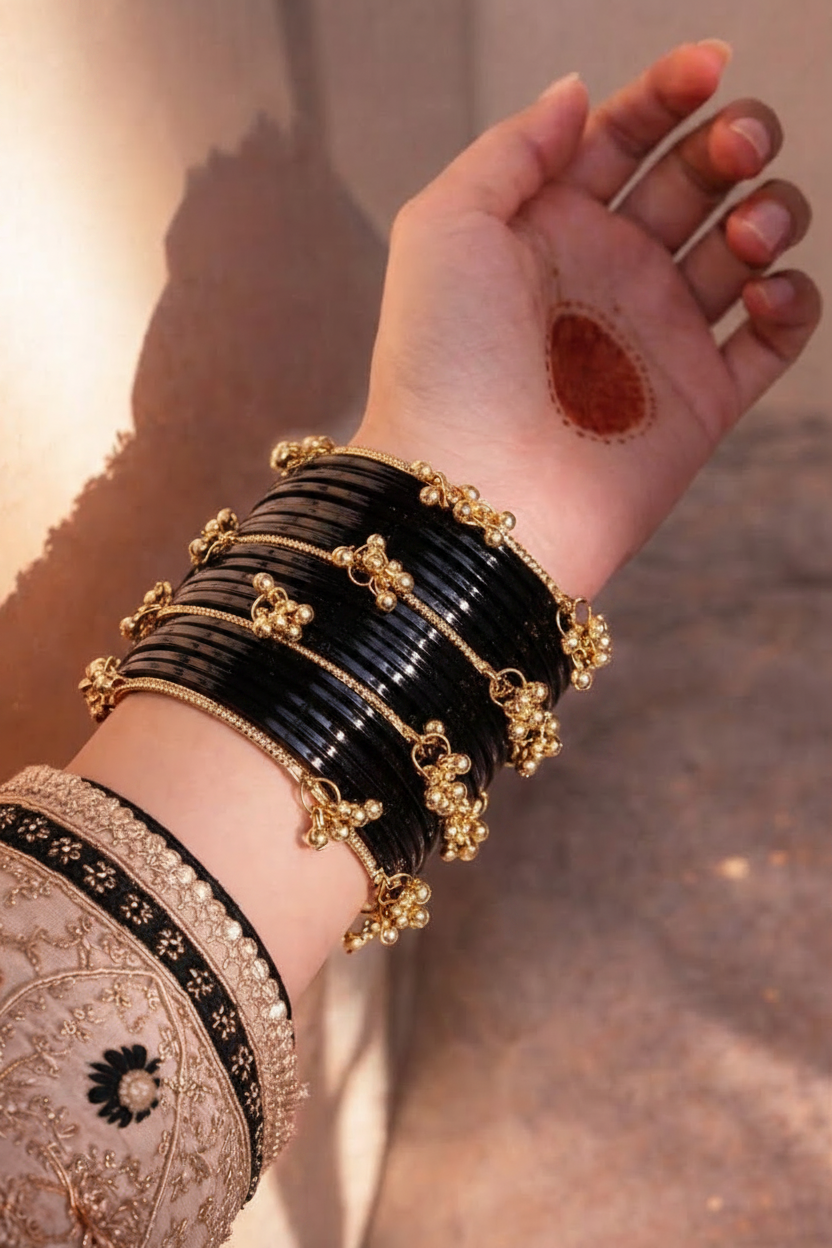 Kashmiri Chooriyan Set-Elegant Traditional Bangles for Women